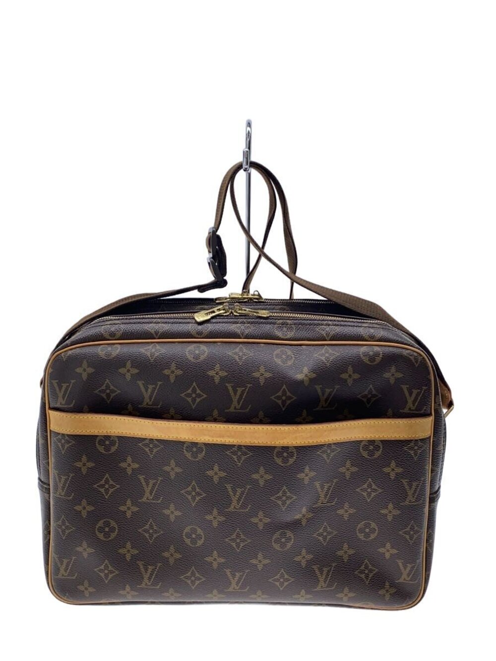 LOUIS VUITTON Reporter Monogram Canvas Brown